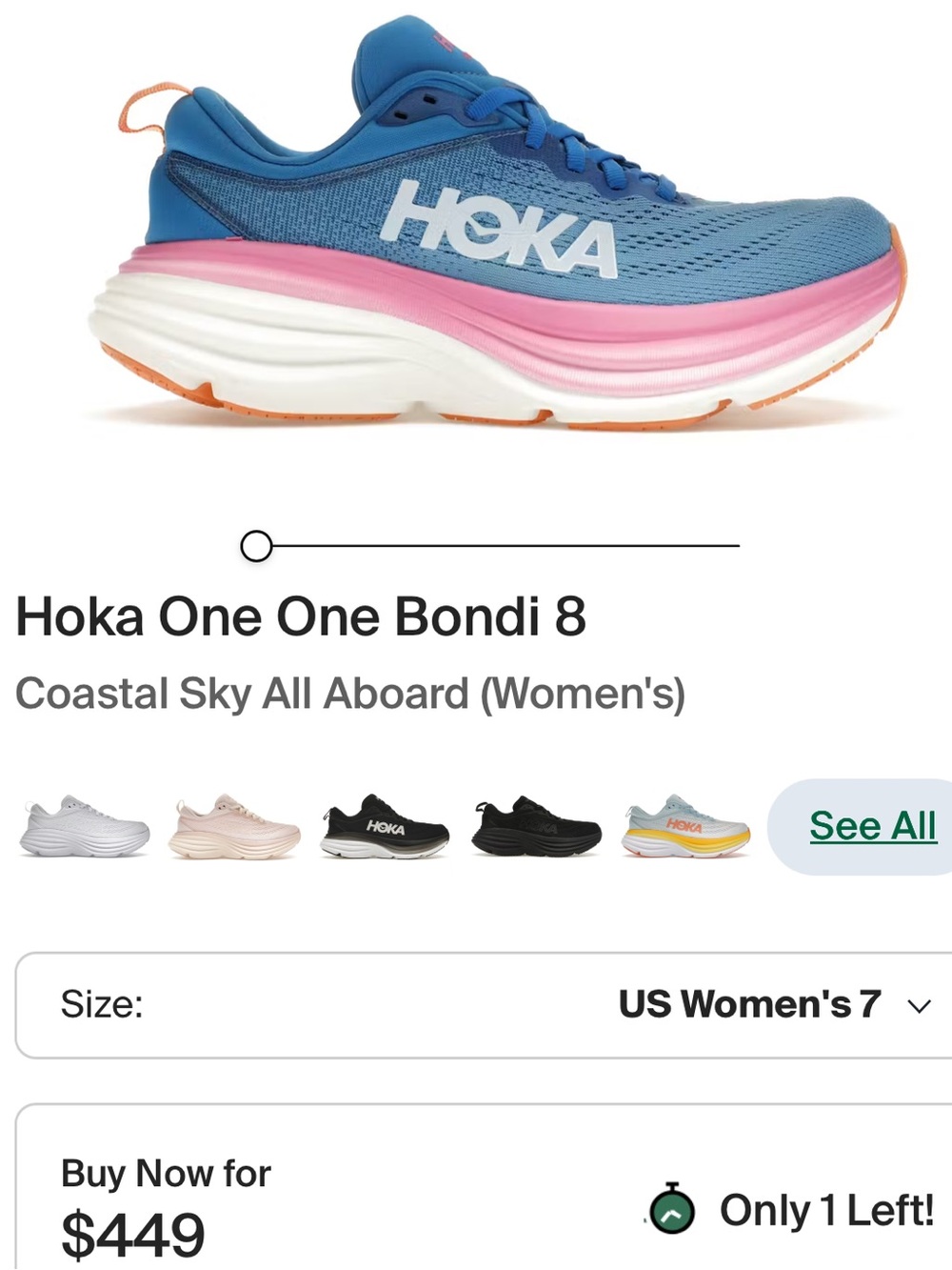 Hoka one running shoes